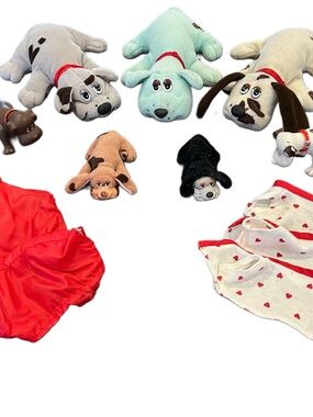 Lot Tonka 80’s Pound Puppy,Newborns,Miniatures,Clothes,Poseable,Bone. Vintage